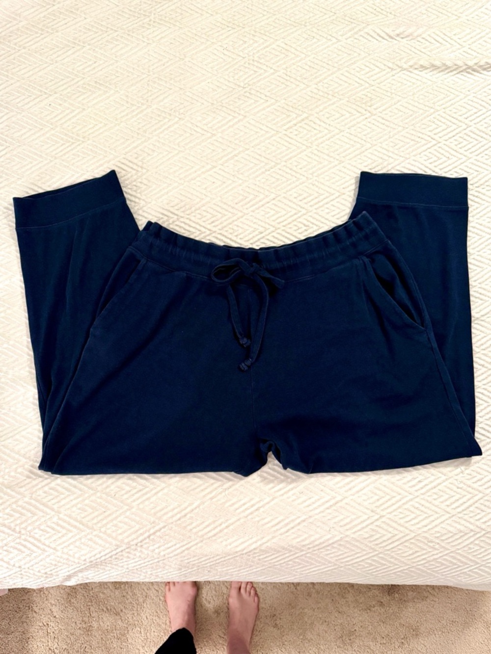 Mens Lounge Pants - Navy blue, XXL EUC Alternative Apparel Sweats Joggers - Picture 2 of 10